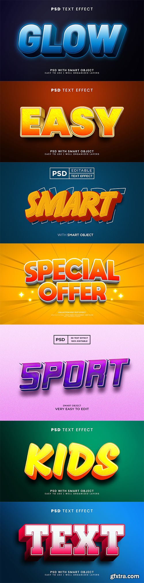 Psd text effect set vol 206