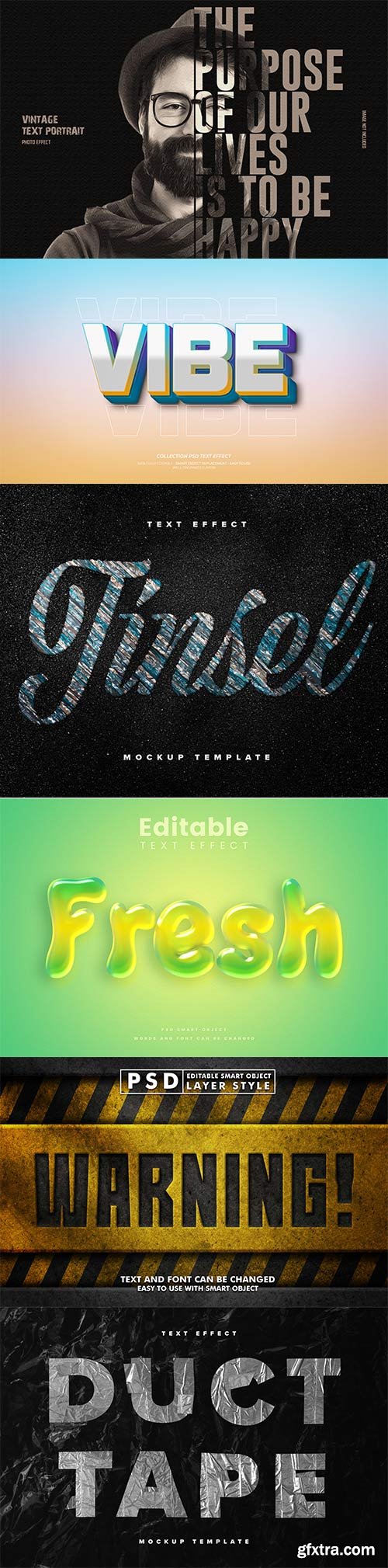 Psd text effect set vol 207