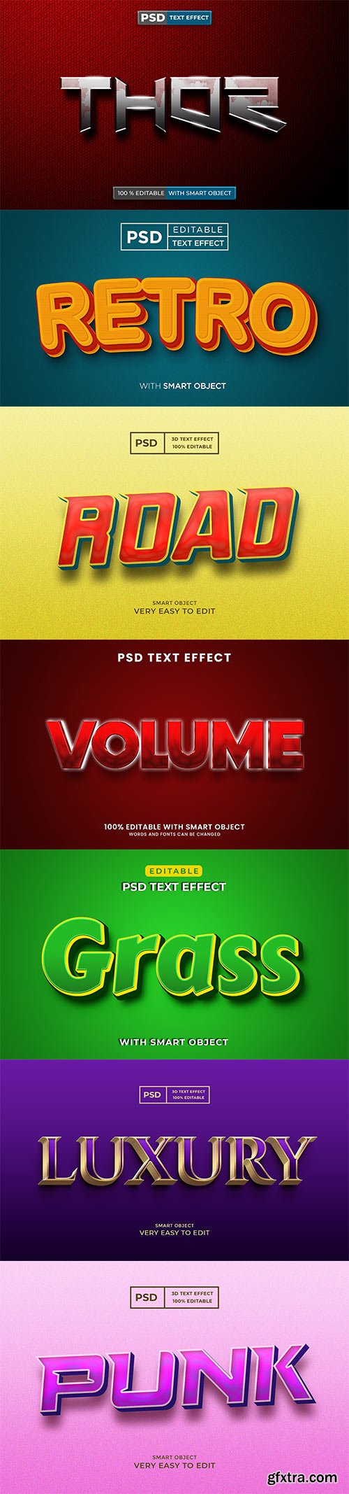 Psd text effect set vol 204