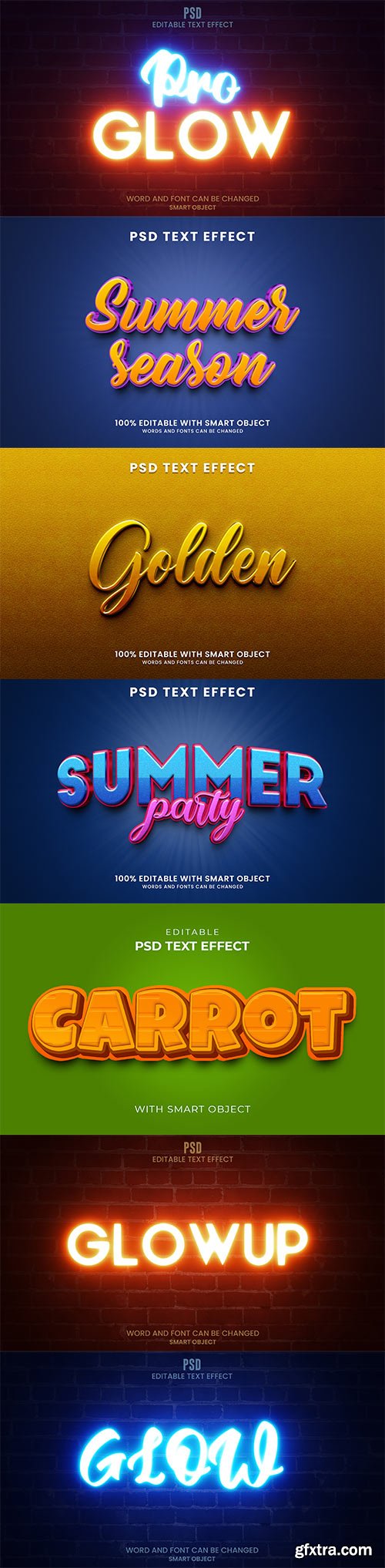 Psd text effect set vol 203