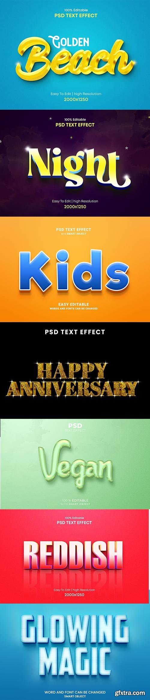 Psd text effect set vol 198