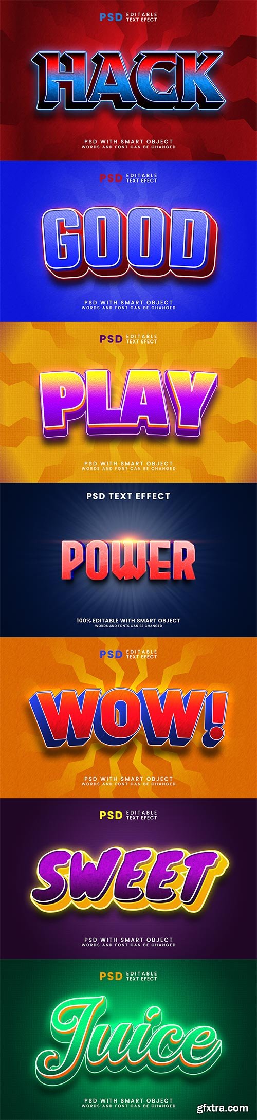 Psd text effect set vol 193 Psd text effect set vol 193