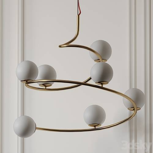 '3dsky Pro - CARCASE CURL Pendant Lamp'