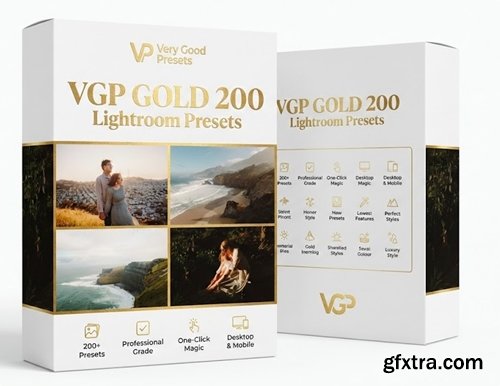 Very Good Presets - VGP GOLD 200 Lightroom Presets