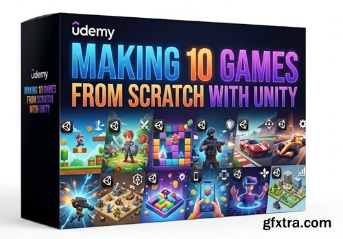 Udemy - Making 10 Games from Scratch with Unity