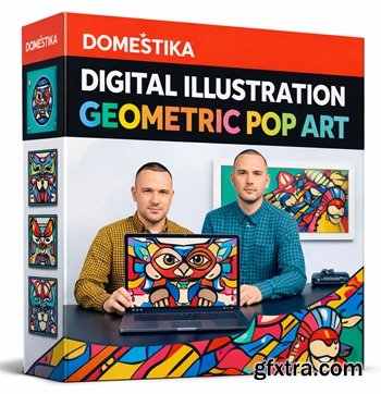 Domestika - Digital Illustration: Geometric Pop Art