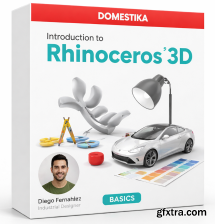 Domestika - Introduction to Rhinoceros 3D
