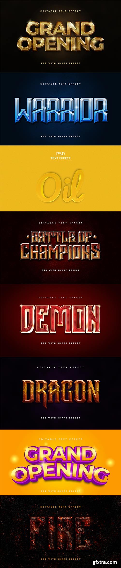 Psd text effect set vol 213