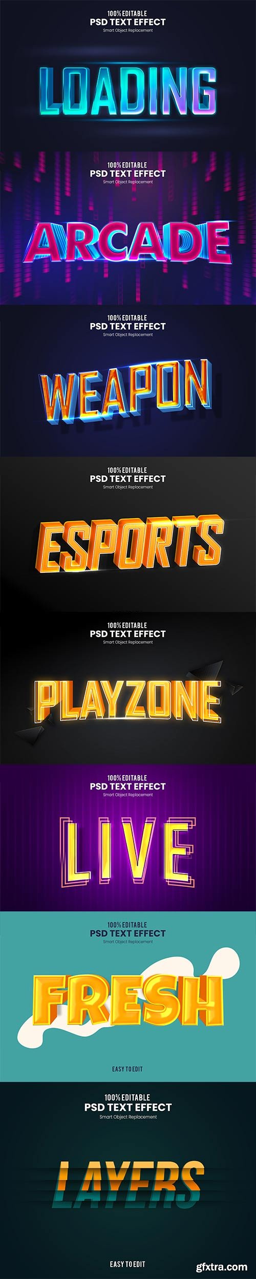 Psd text effect set vol 209