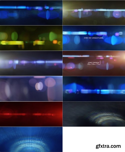 Tropic Colour - LOMO Anamorphic Flare Overlays