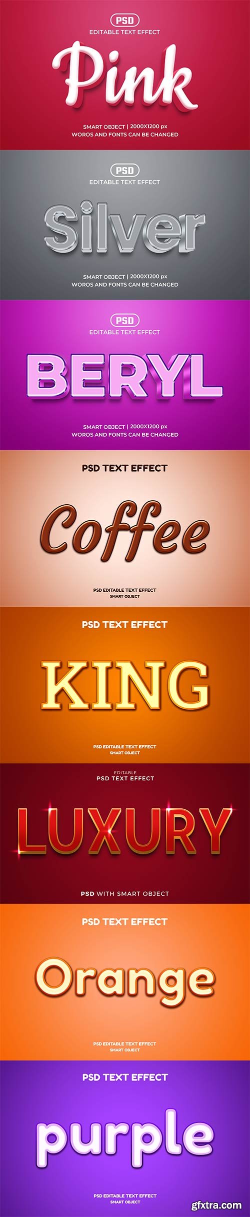Psd text effect set vol 220