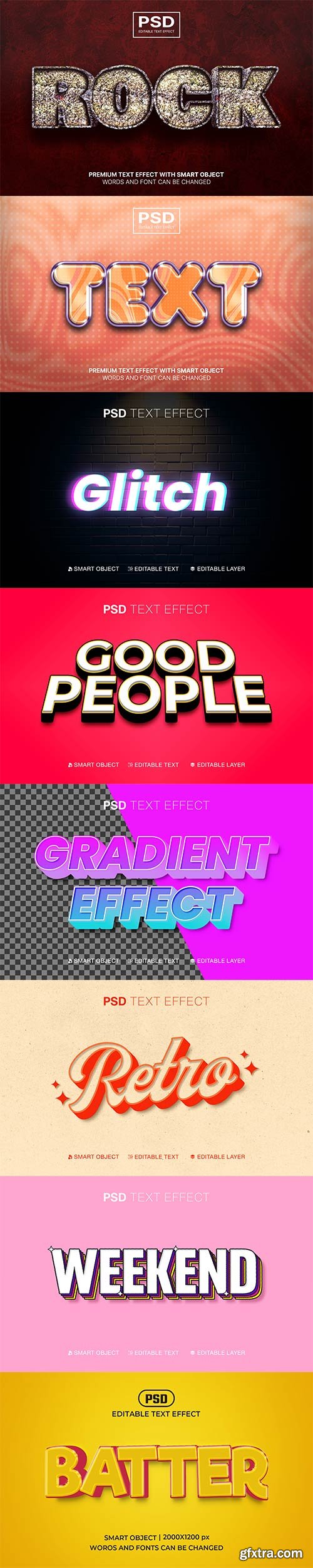 Psd text effect set vol 221