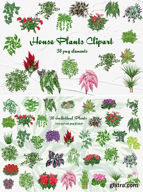 Watercolor Plants Clipart