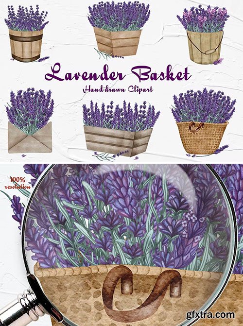 Lavender Basket