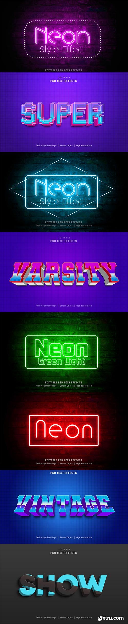 Psd text effect set vol 225