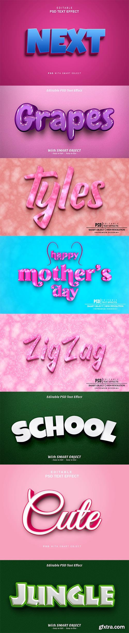 Psd text effect set vol 227