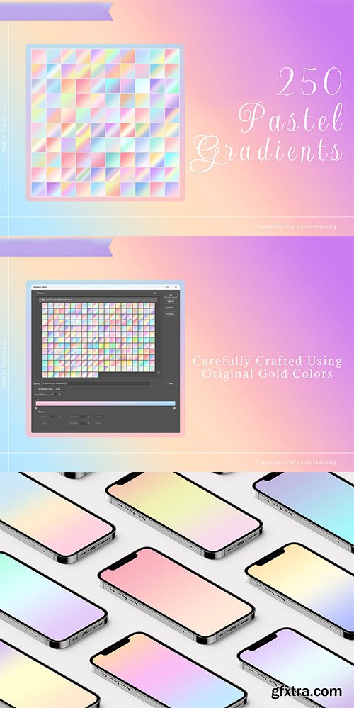 250 Pastel Gradients Collections