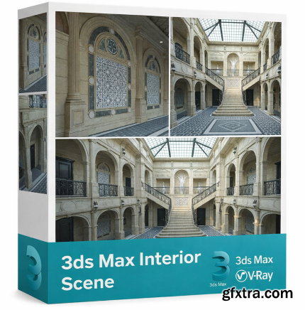 3ds Max Interior Scene 06