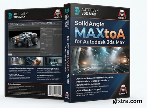 SolidAngle MAXtoA Plugin v5.8.4.2 for 3ds Max