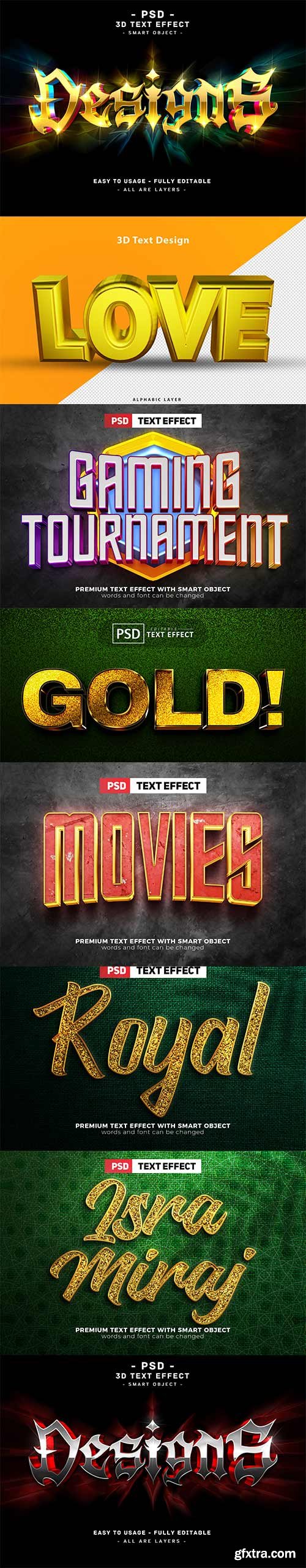 Psd text effect set vol 235