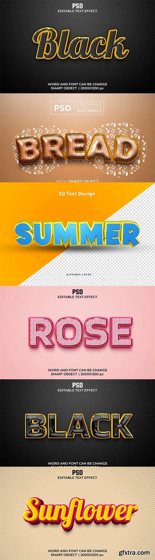 Psd text effect set vol 249