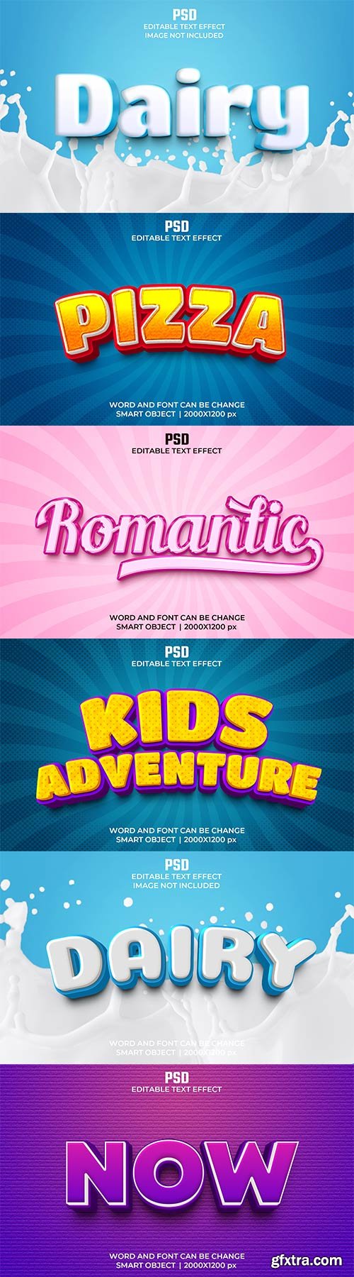 Psd text effect set vol 247