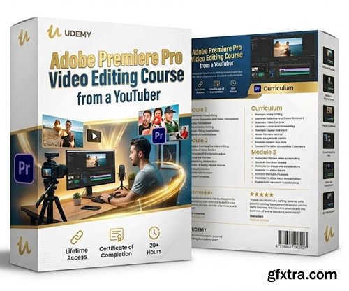 Udemy - Adobe Premiere Pro Video Editing Course from a YouTuber