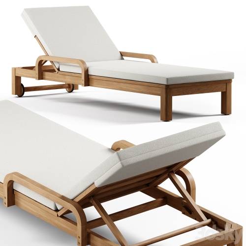 '3dsky Pro - Kave Home - Sonsaura sun lounger'