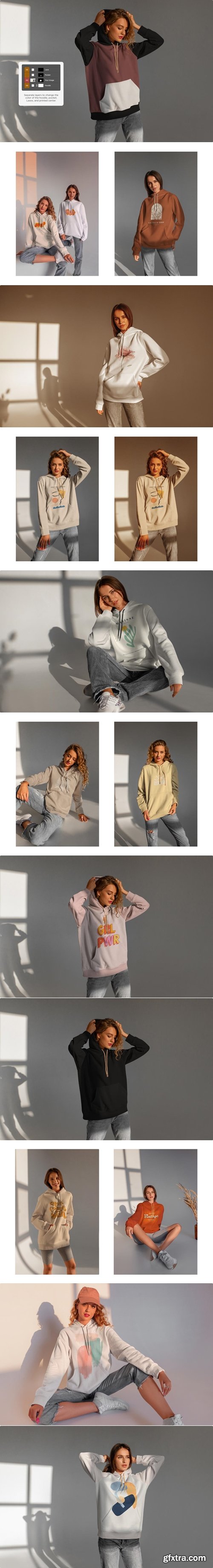 MockupCloud - Hoodie Mock-Up\'s Sunset Lights