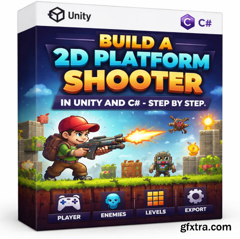 Udemy - Build a 2D Platform Shooter in Unity and C# – Step by Step