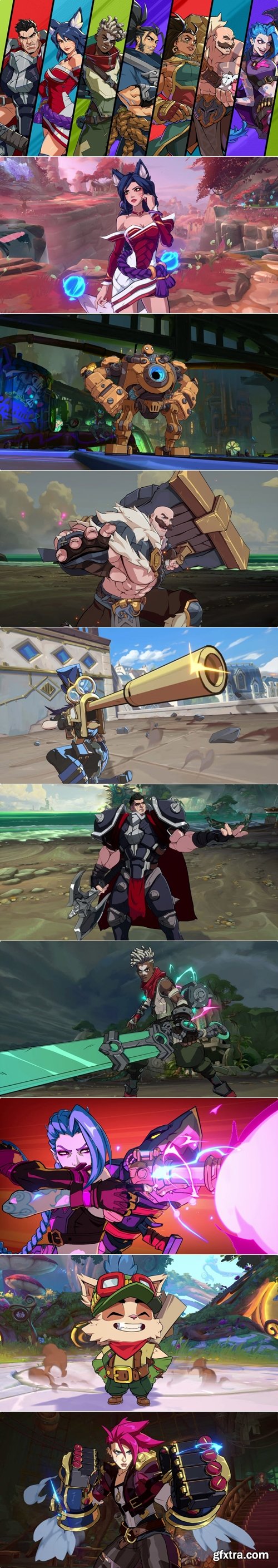 2XKO Characters Collection for Blender