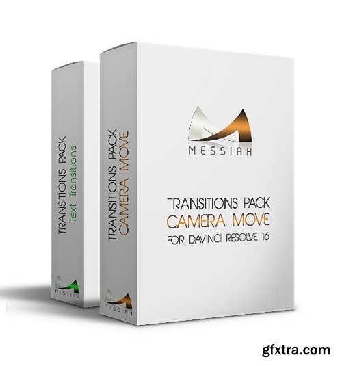 Messiah Reseolve - Camera Move + Text Transitions Packs v1.7 for Davinci