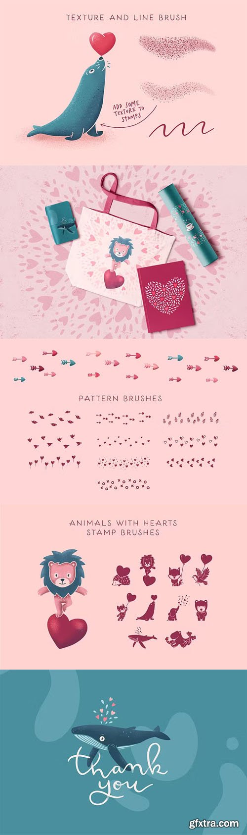 Elements & Abstract Shapes Stamp Brushes for Procreate