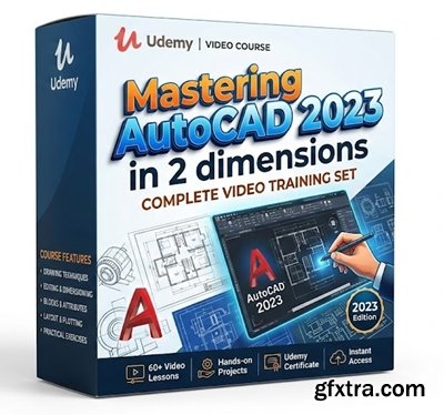 Udemy - Mastering AutoCAD 2023 in 2 dimensions