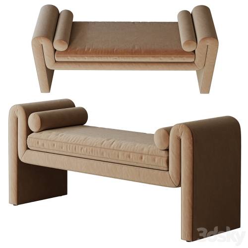 '3dsky Pro - Brent Bench Camel by ld shoppe' '3dsky Pro - Brent Bench Camel by ld shoppe'