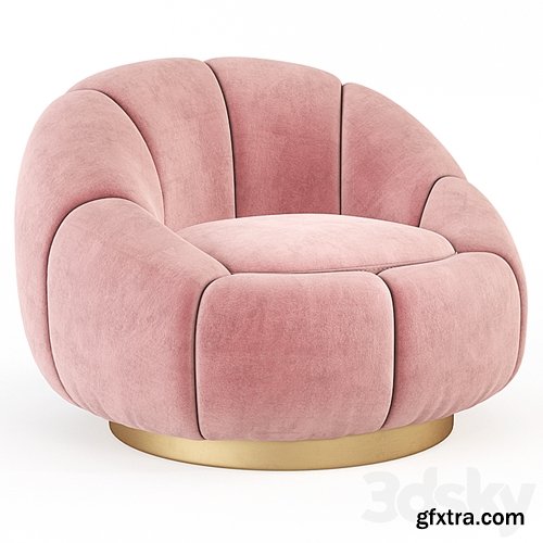 3dsky Pro - Eichholtz Inger Swivel Chair 3dsky Pro - Eichholtz Inger Swivel Chair