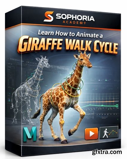 Sophoria Academy - Learn How to Animate a Giraffe Walk Cycle