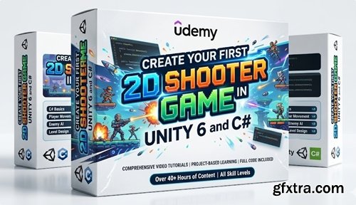 Udemy - Create Your First 2D Shooter Game in Unity 6 and C#