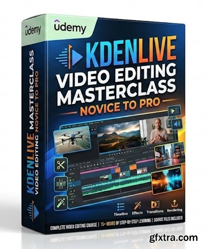 Udemy - Kdenlive Video Editing Masterclass: Novice to Pro
