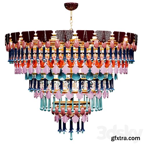 3dsky Pro - Chandelier Seasons. Autumn