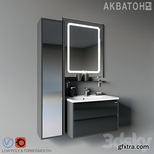 3dsky Pro - Collection Aquaton Rimini + Aquaton Premier 100 cm / 80 cm