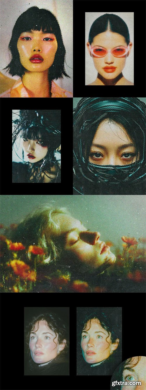 Hexagon Pattern Photo Effect for Photoshop