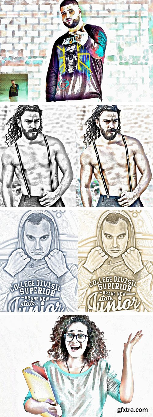 Realistic Sketch Photoshop Action