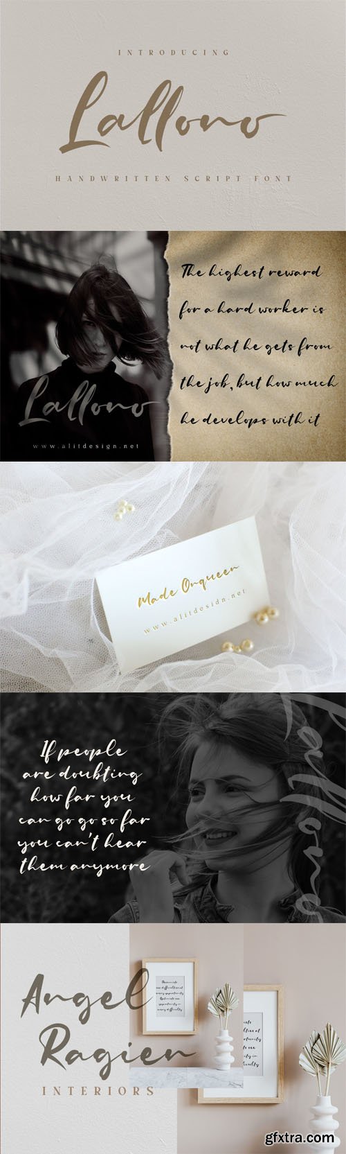 Lallono - Handwritten Script Font