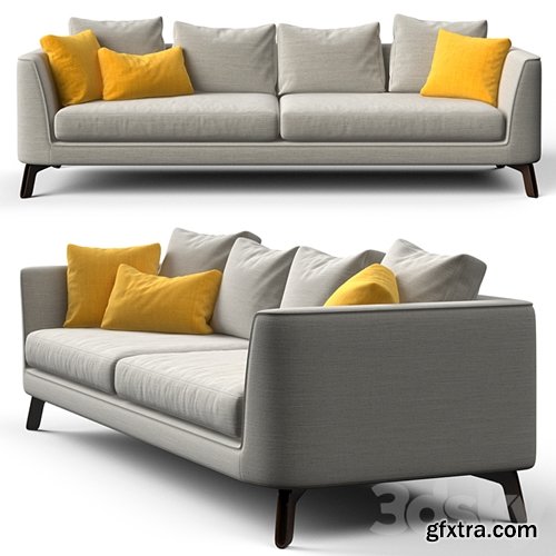 3dsky Pro - sofa Mcqueen Sofa 401LA - large