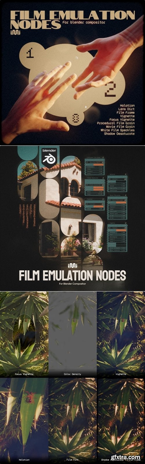 Gumroad - Film Emulation Nodes v1.4.3 for Blender