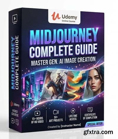 Udemy - Midjourney Complete Guide: Master Gen. AI Image Creation