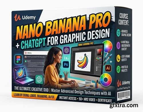 Udemy - Nano Banana Pro + ChatGPT for Graphic Design