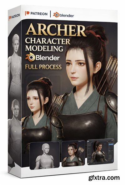 Patreon - Archer Character Modeling - Blender - Full Process