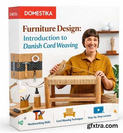 Domestika - Furniture Design: Introduction to Danish Cord Weaving